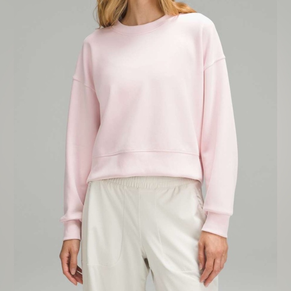 NWOT Lululemon Softstreme Perfectly Oversized Cropped Crew